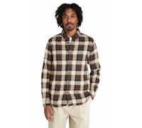 Timberland Midweight Flannel Check Shirt Chocolate Brown Talla: S | Camisas Casuales Outlet | Hombre | Marrón