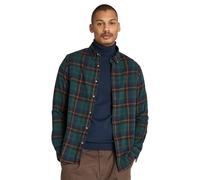 Timberland Midweight Flannel Check Shirt Green Gables Talla: M | Camisas Casuales Outlet | Hombre | Verde