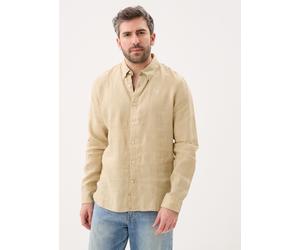 Timberland Mill Brook Linen Shirt L Beige
