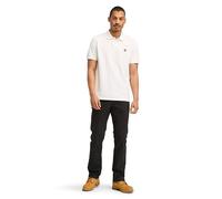 Timberland Millers River - Polo de piqué para Hombre, Jardín Blanco/Opulento, L