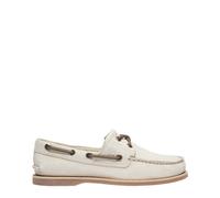 Timberland- Mocasín Náutico Clásico de Nobuck- Shoes- Hombre- Blanco- 41 EU- Mocasín Náutico Clásico de Nobuck