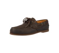 Timberland Cedar Bay 2 Eye Boat Shoe, Hombre, Dk Brown Full Grain, 46 EU