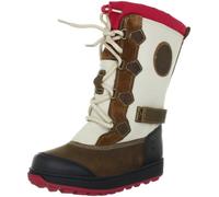 Timberland MUKLUK HOLDERNESS BRN/RED 2074R - Botas de cuero para niños, Marrón (Braun (Medium Brown with Red)), 34
