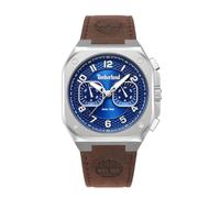 Timberland Northbrdige 45mm Reloj analógico para Hombres Esfera Verde & Correa de Cuero marrón