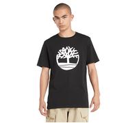 Timberland Northwood Tree Logo Short Sleeve Tee Black Talla: S | Camisetas con Decoración Impresa Outlet | Hombre | Negro