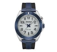 TIMBERLAND OUTLET Timberland Reloj analógico para Hombre con Esfera Gris TDWGP2201603, Negro, Correa