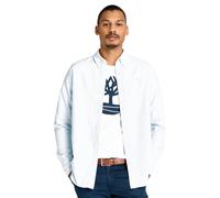 Timberland Oxford Striped Shirt Skyway Talla: XXL | Camisas Casuales Outlet | Hombre