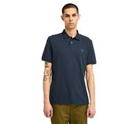 Timberland Polo para hombre manga corta con logo corte regular azul