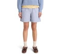 Timberland - Pantalones cortos de mujer de mezcla de lino, turquesa, X-Large