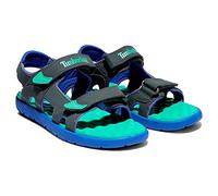 Timberland - Perkins Row 2-Strap, Sandalias con Punta Abierta Unisex Niños, Gris (Grigio (Dark Shadow) Tb0a24zg0281), 25 EU