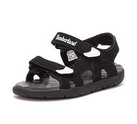 Timberland - Perkins Row 2-Strap, Sandalias con Punta Abierta Unisex Niños, Negro (Nero (Jet Black) Tb0a24su0151), 23 EU