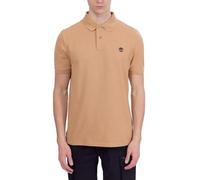 Timberland - Polo para hombre regular con logotipo, beige, XXL