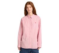Timberland Popeline Stripe Long-sleeve Shirt Medium Red Talla: XXL | Camisas Outlet | Mujer | Rojo