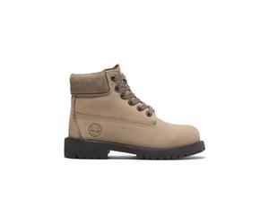 Timberland Premium 6 Inch Lace Up Waterproof Boot Beige Nubuck Talla: 34 | Calzado Outlet | kids | Marrón