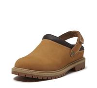 Timberland Premium Clog - Zuecos de nobuck para mujer, Nubuck de trigo amarillo, 39 EU