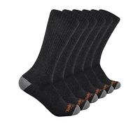 Timberland PRO 6-Pack Performance Crew Length Socks Calcetines Casuales, Gris, L (Pack de 6) para Hombre