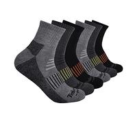 Timberland PRO 6-Pack Quarter Socks Calcetín de un Cuarto, Multi (6 Piezas), XL (Pack de 6) para Hombre