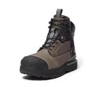 Timberland PRO Boondock - Botas de trabajo industriales ultraligeras de 6 pulgadas con puntera de seguridad, impermeables, para hombre, Gris/Negro, 42 EU