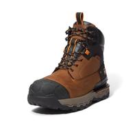 Timberland PRO Boondock - Botas de trabajo industriales ultraligeras de 6 pulgadas con puntera suave, impermeables, para hombre, Marrón claro, 42.5 EU