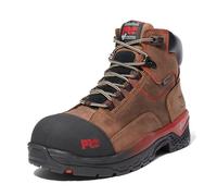 Timberland PRO Bosshog - Botas de trabajo industriales compuestas de seguridad resistentes a pinchazos e impermeables para hombre de 6 pulgadas, Marrón/Rojo-2024 Nuevo, 15 Wide