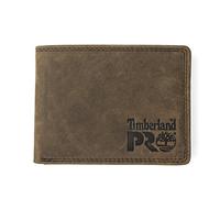 Timberland PRO Cartera RFID de Cuero con Bolsillo abatible extraíble para Tarjetas Billetera, Marrón Oscuro/Pullman, Talla única para Hombre