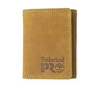 Timberland PRO Men's Leather RFID Trifold Wallet with ID Window, Wheat/Pullman, One Size