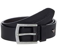 Timberland PRO Cinturón de trabajo de cuero para hombre de 40 mm, Negro/Remache, 42
