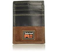 Timberland PRO Leather Front Pocket Wallet with Money Clip Accesorio, Teca, Taille Unique para Hombre