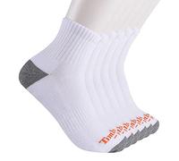 Timberland PRO Men's TB219980TA Performance Quarter Length Socks 6-Pack - Large - White