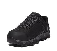 Timberland PRO Powertrain Sport - Zapatos de trabajo deportivos industriales con puntera de seguridad para hombre, negro/gris, talla 12