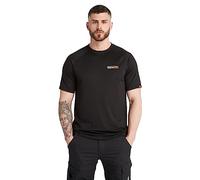 Timberland Pro Wicking Good - Camiseta de Manga Corta para Hombre 2.0, Negro -, X-Large