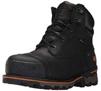 timberland pro Zapatillas de deporte para hombre Boondock de 6 pulgadas, impermeables, de piel de grano completo, 11 M US, Negro, 45 EU