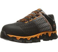 Timberland PRO Zapato industrial y de construcción para hombre con punta de aleación Powertrain Sport EH, Negro/Gris/Naranja, 15 Wide