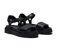 Timberland Ray City Sandal Ankle Strap, Sandalia Mujer, Negro (Full-Grain), 38.5 EU