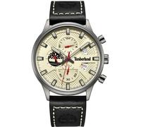 Timberland Reloj analógico con esfera blanca para hombre-TDWGF2181803, Crema, Clásico
