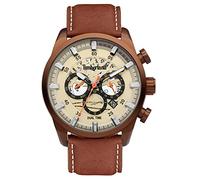 Timberland Reloj Analógico para Hombre de Cuarzo con Correa en Cuero TDWGF2100604