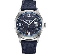 Timberland Reloj de Pulsera Cornwall para Hombre en Color Azul con Correa de Tela, diámetro de la Caja: 42 mm, TDWGN2237505, Azul, Moderno