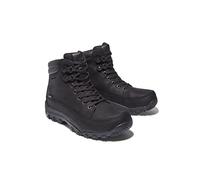 Timberland Rime Ridge Mid WP Botas para Hombre, Black Nubuck 1, 45 EU