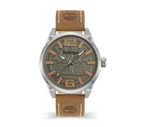 Timberland Ripley Z Reloj para hombre, correa de cuero marrón, acero, 3 ATM, marrón, poco convencional