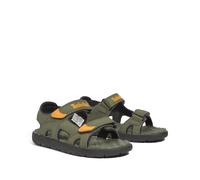 TIMBERLAND Sandalias Perkins Row 2-Strap. Color Verde Oscuro