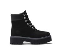 TIMBERLAND Botas de plataforma STONE STREET MID 6 INCH LACE. Color Negro