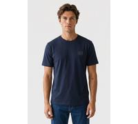 Timberland Short Sleeve Silicon Badge Tee Navy Talla: L | Camisetas Básicas Outlet | Hombre | Azul