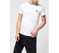 Camiseta slim de cuello redondo Dunstan River Hombre Talla M. Color Blanco