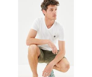 Timberland SS Dunstan River Jersey V Neck Tee Slim S Blanco