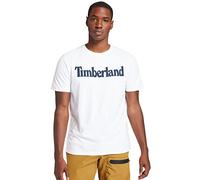 Timberland SS Linear Logo tee Camiseta, White, 3XL Hombre