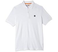 Timberland SS M-R Pique Polo reg, White, M Hombre