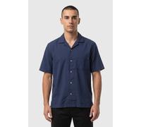 Timberland Ss Seersucker Resort Shirt Dark Blue Talla: L | Camisas Casuales Outlet | Hombre | Azul