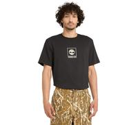 Timberland Ss Stack Camo Tee Black Talla: S | Camisetas con Decoración Impresa Outlet | Hombre | Negro