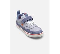 Timberland Zapatillas de lona Stone Jump con cierre de velcro y cordones elásticos. Talla 34. Color Azul