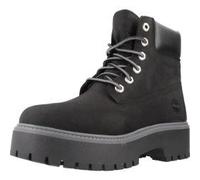 Timberland Mujer Stone Street Cuero Jet Black Botas 37.5 EU
